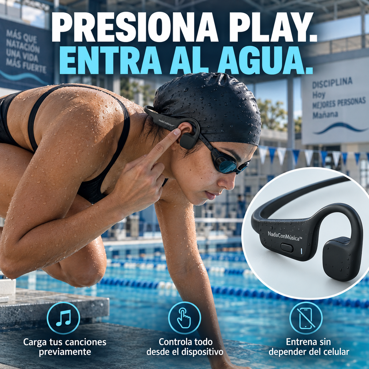 AquaRitmo™ | Lleva tus canciones favoritas bajo el agua