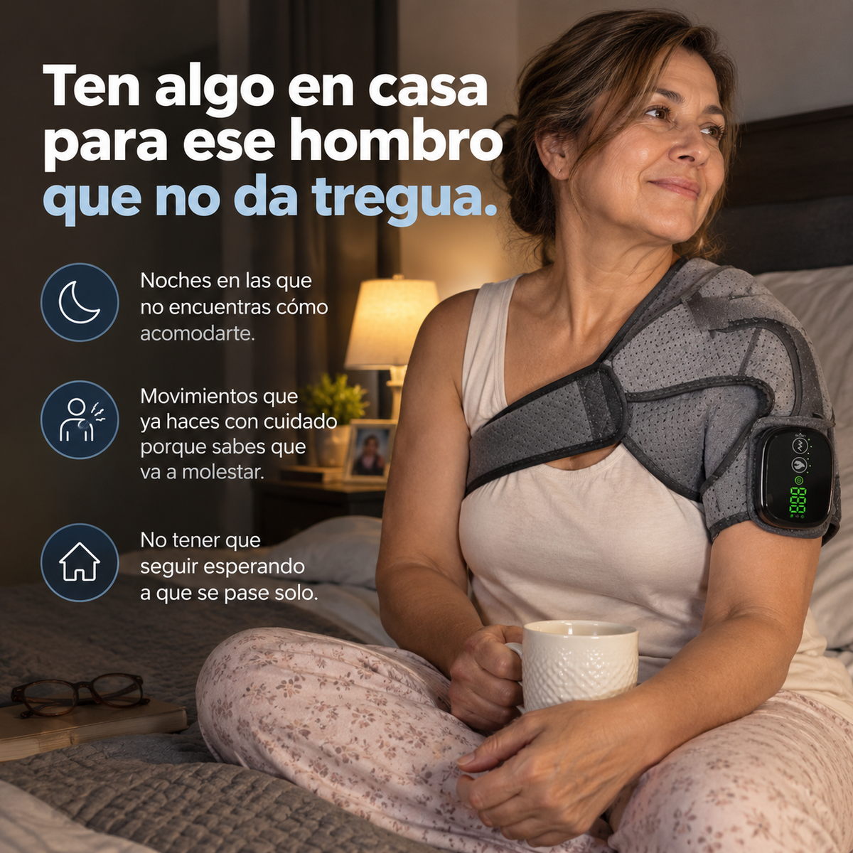 DescansaHombro™ | Para cuando el dolor no te deja ni dormir tranquilo