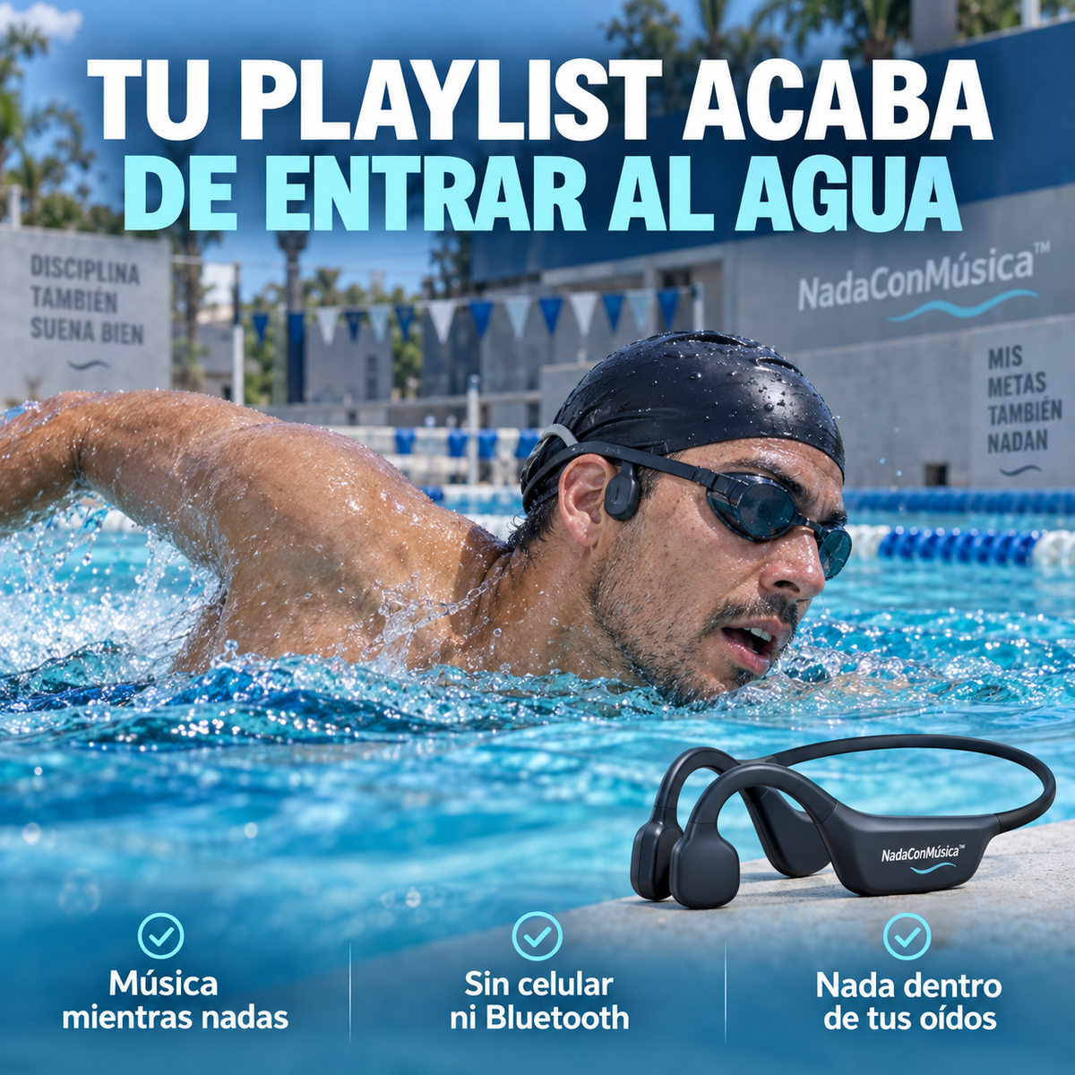 AquaRitmo™ | Lleva tus canciones favoritas bajo el agua